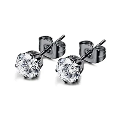 Sparkling Stud Earrings with Hypoallergenic