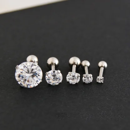 Sparkling Stud Earrings with Luxury Design - Image 8