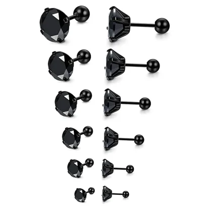 Square Shape Luxurious Stud Earrings - Image 4