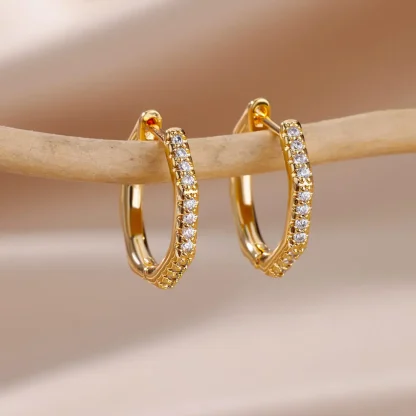 Elegant Lux Earrings with Pearl-like Charm - Image 4