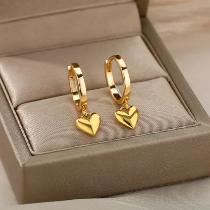 Elegant Lux Earrings with Pearl-like Charm - Image 13