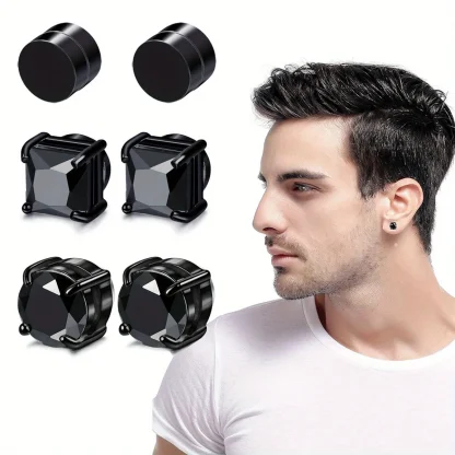 Simplicity Magnetic Earrings with Round Design - Image 3