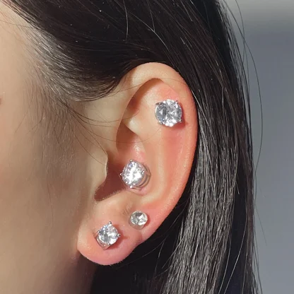 Luxury Simple Earrings with Magnetic - Image 9