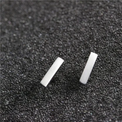 Mini Stud Earrings with Ghost Design - Image 10