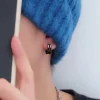 Trendy Double Ring Hoop Earrings - Image 5