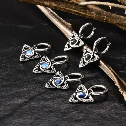 Creative Earrings with Nabla Shape - Image 2