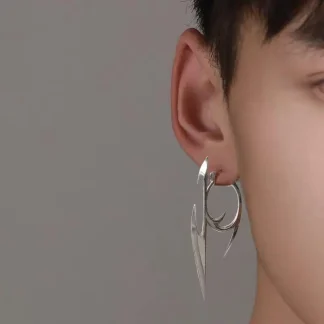 Creative Earrings with Dart Spike Design
